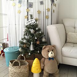 ガーランド/クリスマスツリー/Xmas仕様/IKEA/niko and…　...などのインテリア実例 - 2015-12-22 08:28:48