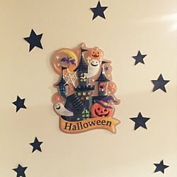 100均/HALLOWEEN/飾り/ハンドメイド/壁/天井...などのインテリア実例 - 2015-10-03 01:28:14