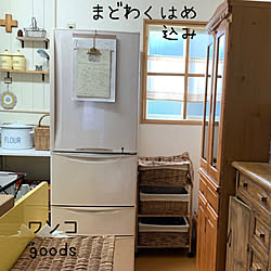 1×4材/あまり写さない場所/かご収納/キッチンの背面/窓枠DIY...などのインテリア実例 - 2020-06-26 18:11:20