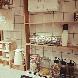 キッチン/DIY中♥︎/まねっこばかりですみません(;A´▽｀A/IKEA/ダイソー...などのインテリア実例 - 2014-08-26 22:57:40