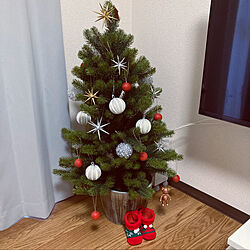 クリスマス/クリスマスツリー/サラグレース/クリスマスツリー90cm/リビングのインテリア実例 - 2022-12-24 15:52:02