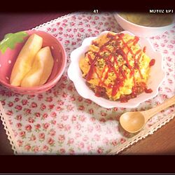 キッチン/料理♡/お昼ご飯♡/オムライスのインテリア実例 - 2015-02-23 21:12:13
