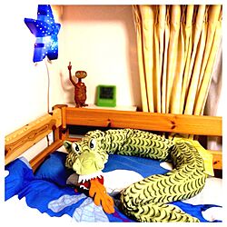 ベッド周り/ロフトベッド/子供部屋/ぬいぐるみ/IKEAのインテリア実例 - 2012-11-01 10:28:18
