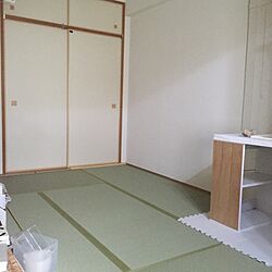 部屋全体/畳/クッションフロア/和室改造/和室のインテリア実例 - 2016-04-26 11:09:31