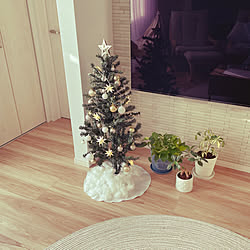 クリスマスツリー/北欧/リビングのインテリア実例 - 2022-12-18 09:27:24