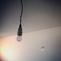 壁/天井/照明/裸電球のインテリア実例 - 2013-11-20 09:36:57