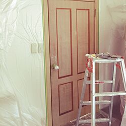 部屋全体/ボロボロ…/ドア塗り替え/ペンキ塗り/DIYのインテリア実例 - 2016-08-17 15:55:58