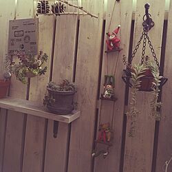 棚/ニトリのクリスマス飾り/セリア/多肉植物/DIYのインテリア実例 - 2014-11-07 13:54:06