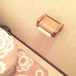 バス/トイレ/トイレットペーパーホルダー/トイレ/DIY/セリア...などのインテリア実例 - 2015-04-20 00:28:23