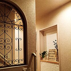 玄関/入り口/リフォーム/漆喰壁のインテリア実例 - 2015-10-17 15:52:41