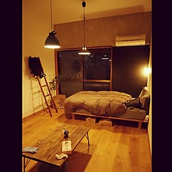 部屋全体/フローリング/DIY/賃貸/フィカスベンガレンシス...などのインテリア実例 - 2016-04-12 19:57:56