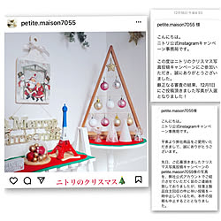 写真投稿入選/ニトリのクリスマス/ニトリ/ミラーレス一眼で撮影/セキスイハイム...などのインテリア実例 - 2020-12-29 21:15:31