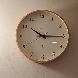 時計/レムノス/Plywood clock/電波時計/ナチュラルのインテリア実例 - 2022-03-18 22:29:09