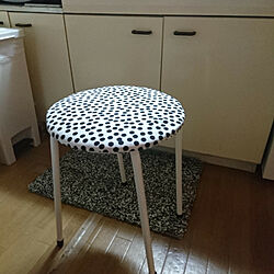 キッチン/ハンドメイド/IKEA/椅子カバー/IKEAの椅子のインテリア実例 - 2020-07-06 21:57:08
