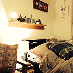 ベッド周り/サボテン/journal standard Furniture/一人暮らし/ジャーナルスタンダードファニチャーのインテリア実例 - 2015-04-06 12:27:38
