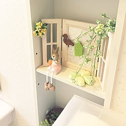 バス/トイレ/春らしく/natural kitchen/コメント喜びます♡/いいね！ありがとうございます♪のインテリア実例 - 2017-03-18 10:14:56