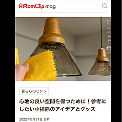 小掃除/RoomClip mag 掲載/RoomClip mag/リビングのインテリア実例 - 2022-09-29 21:13:36