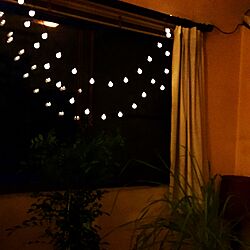 壁/天井/ガーランドライト/観葉植物のインテリア実例 - 2017-05-25 22:24:43