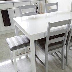机/IKEAのテーブル/モノトーンに憧れて/白×グレー/団地...などのインテリア実例 - 2014-10-22 12:46:05