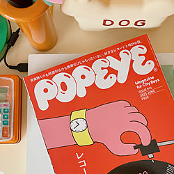 デスク周り/POPEYE/雑誌/レコードプレーヤー/わたしの休日のすごし方...などのインテリア実例 - 2023-05-24 22:36:21