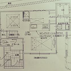 部屋全体/間取り1F/新築一戸建て/パントリー/対面キッチン...などのインテリア実例 - 2015-07-10 16:13:42