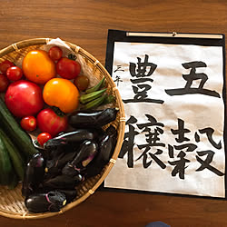 リビング/夏野菜/書道のインテリア実例 - 2018-07-27 15:55:32