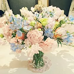 リビング/花のある暮らしのインテリア実例 - 2017-03-13 23:00:19