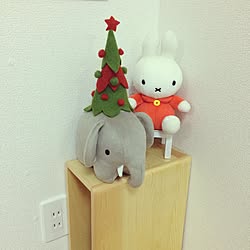 ベッド周り/賃貸/ミッフィー/クリスマス/ぬいぐるみ...などのインテリア実例 - 2014-12-21 12:45:41