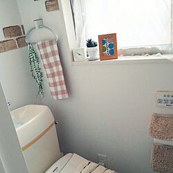 バス/トイレ/マリメッコ/セリア/IKEA/狭いトイレのインテリア実例 - 2016-11-03 15:53:15