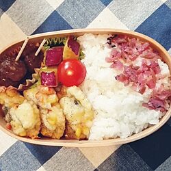 キッチン/お弁当/わっぱのお弁当箱/弁当箱/男子高校生...などのインテリア実例 - 2016-05-09 21:11:52