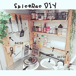 キッチン/賃貸DIY/カフェ風/メンズ部屋/気軽に絡んでくーださい！...などのインテリア実例 - 2016-12-04 18:12:18