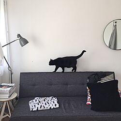 リビング/IKEA/H&M HOME/洋書/黒猫...などのインテリア実例 - 2015-09-18 23:58:58