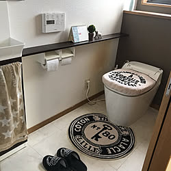 男前/バス/トイレ/トイレスリッパ新調/トイレマットのインテリア実例 - 2019-04-27 08:42:20