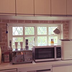 キッチン/窓枠 DIY/DIY/モールディングの窓枠のインテリア実例 - 2016-09-02 21:58:24