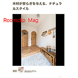 玄関/入り口/プロバンス風/RoomClip mag/mag掲載ありがとうございます♡/DIY...などのインテリア実例 - 2018-02-05 10:24:06