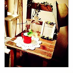 古い椅子/レトロ/薬瓶/ハット/赤のインテリア実例 - 2014-09-20 22:16:11