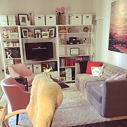 リビング/living room/Pink/White/gold...などのインテリア実例 - 2015-05-10 02:06:26
