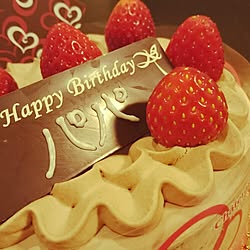 机/誕生日/誕生日ケーキ/ケーキ/インテリアじゃなくてごめんなさいのインテリア実例 - 2016-01-15 00:25:22