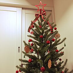 リビング/リーズナブル/クリスマスツリー/コストコリボン/IKEA...などのインテリア実例 - 2016-12-25 08:05:31