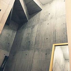 壁/天井/棚を作りたい…/土間収納/アクセントクロス コンクリート/シンプルにすっきりと暮らすのインテリア実例 - 2017-12-03 13:10:02