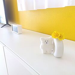棚/IKEA/黄色/花瓶/黄色い壁...などのインテリア実例 - 2024-04-26 12:27:19