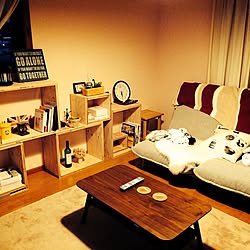 部屋全体/男前/DIY/3COINS/セリア...などのインテリア実例 - 2014-11-25 17:37:41