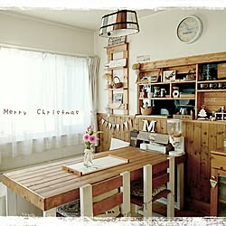部屋全体/クリスマス/いいね♪いつもありがとうございます❤️/DIY/白...などのインテリア実例 - 2016-12-24 22:35:50