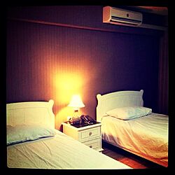ベッド周り/DIY/hotelのインテリア実例 - 2012-12-01 18:07:30