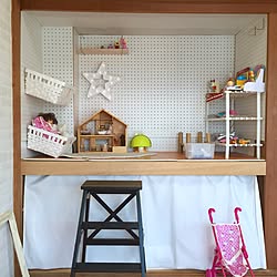 マーキーライト/キッズスペース/リフォーム/IKEA/押入れ...などのインテリア実例 - 2016-05-14 17:46:15