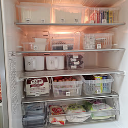 キッチン/冷蔵庫の中/セリア/透明化/冷蔵庫収納のインテリア実例 - 2020-05-29 16:05:53