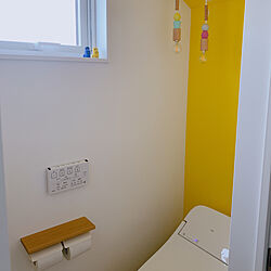 黄色のトイレ/黄色の壁紙/TOTO/バス/トイレのインテリア実例 - 2023-06-29 16:05:08
