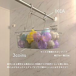 お風呂/IKEA/3COINS/バス/トイレ/#収納アイデア...などのインテリア実例 - 2020-09-03 18:50:50