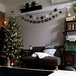 玄関/入り口/玄関ではありませんが。/クリスマスツリー/IKEA/無印良品...などのインテリア実例 - 2015-12-16 22:21:18