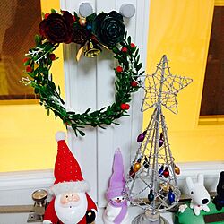 壁/天井/クリスマス/handmade/DIY/windowのインテリア実例 - 2013-12-14 22:24:50